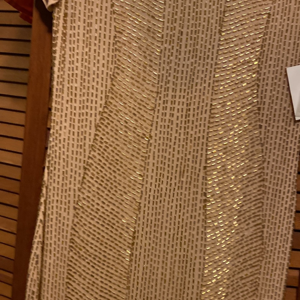 ASOS Gold Textured Dress - Picture 12 of 13